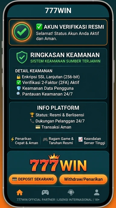 Halaman Resmi Pengunduhan APK 777win untuk Android