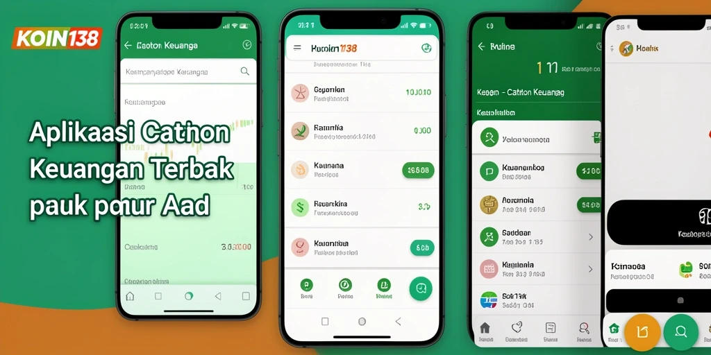 Antarmuka KOIN138 yang sederhana dan fungsional untuk Catatan Keuangan.