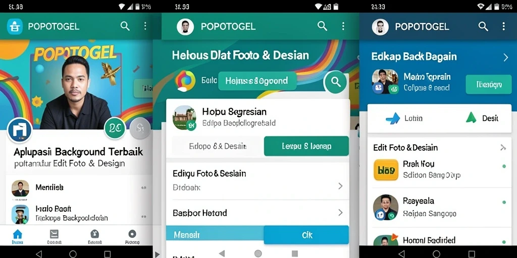 Tampilan antarmuka pengguna POPOTOGEL untuk menghapus latar belakang.