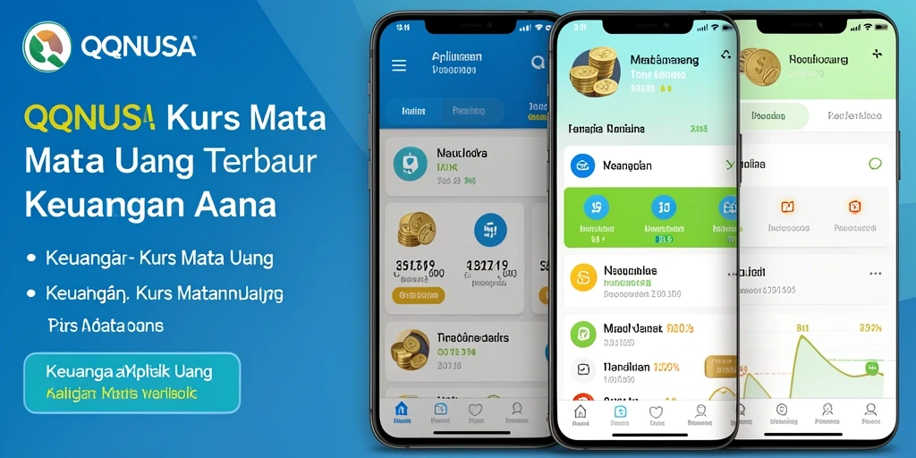 Tampilan antarmuka QQNUSA yang ramah pengguna untuk Kurs Mata Uang.