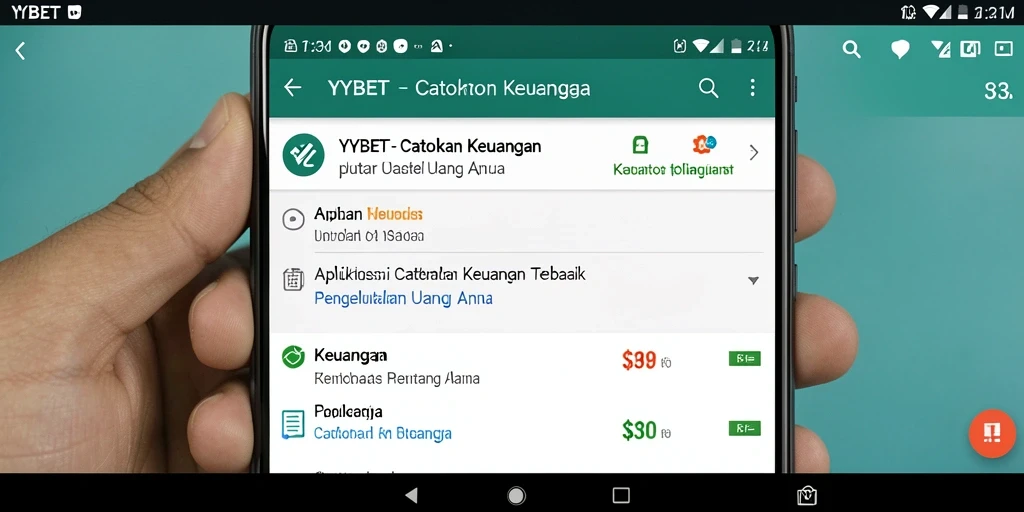 Antarmuka YYBET yang sederhana dan fungsional untuk Catatan Keuangan.